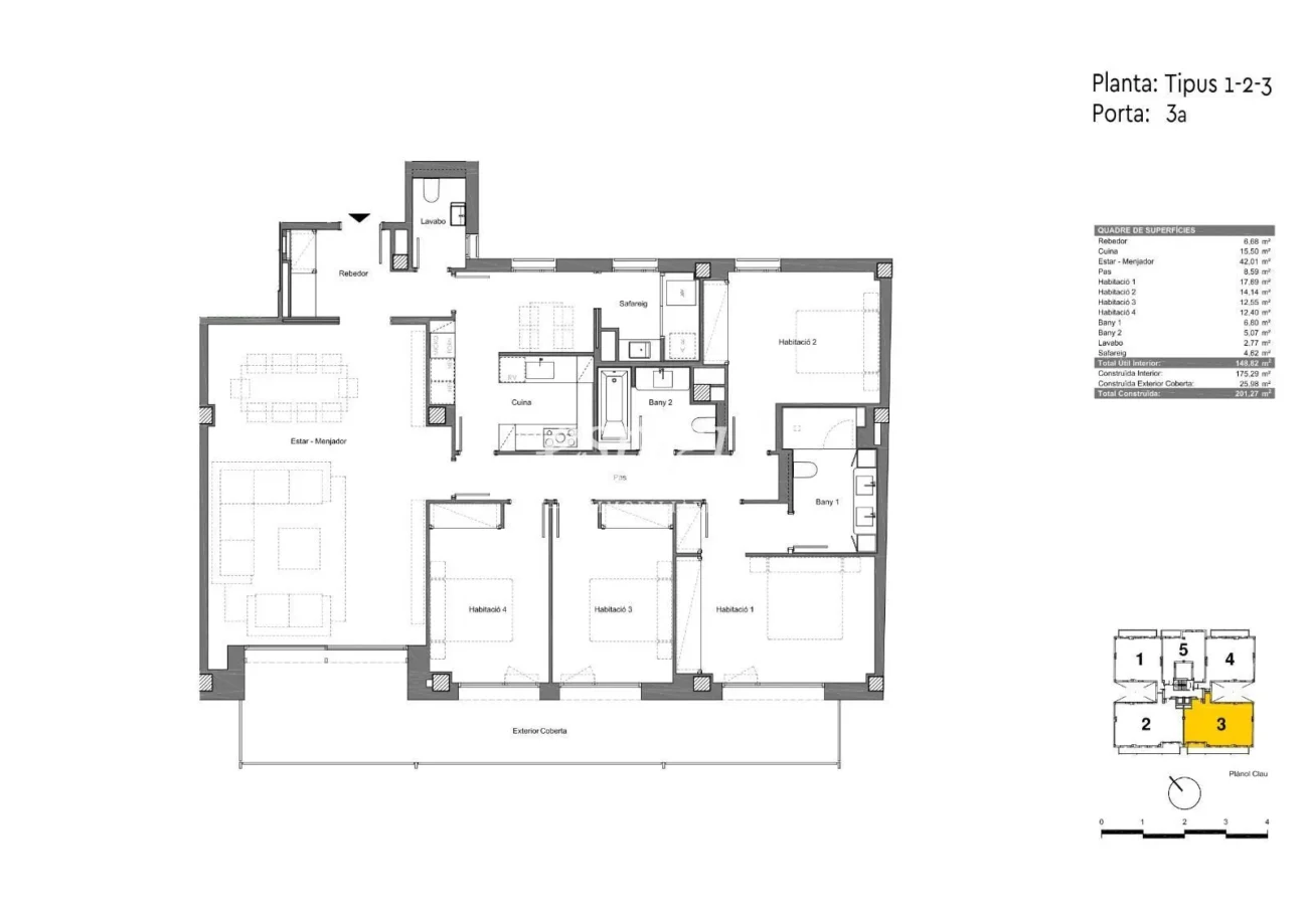 Exclusive new-build apartment with 26 m² terrace in Sant Gervasi-Galvany