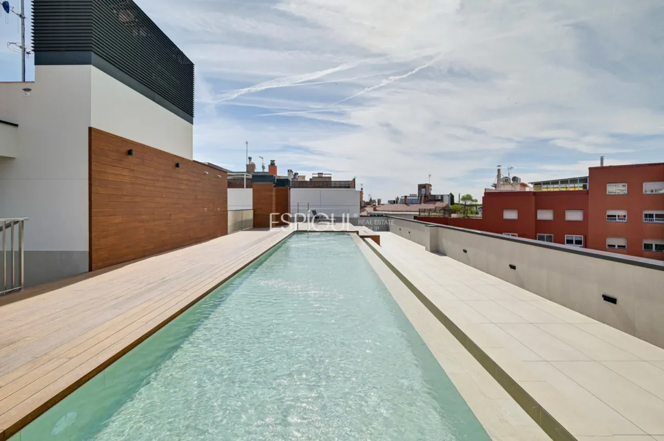 Exclusivo piso de obra nueva con 104 m² de espacio exterior en Sant Gervasi-Galvany