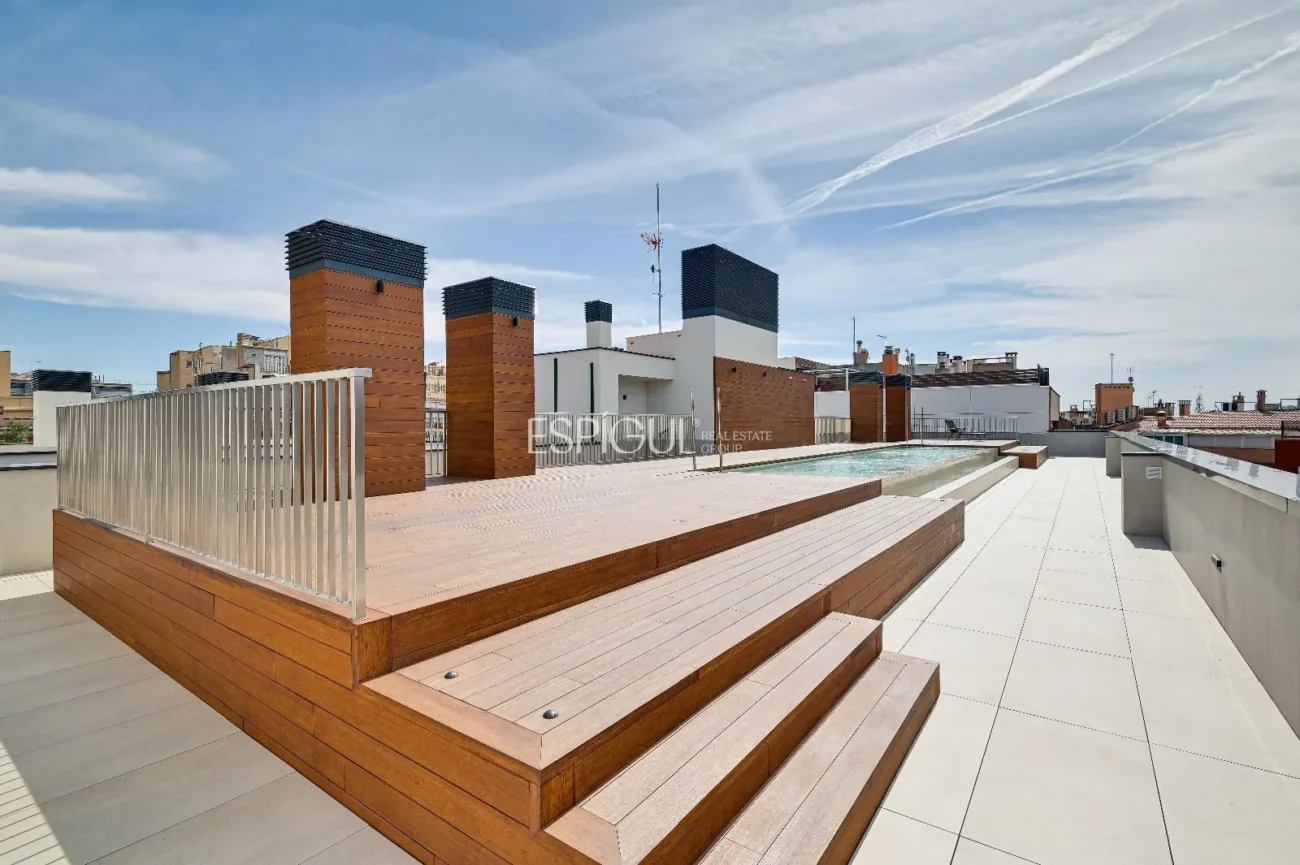 Exclusivo piso de obra nueva con terraza de 16 m² en Sant Gervasi-Galvany