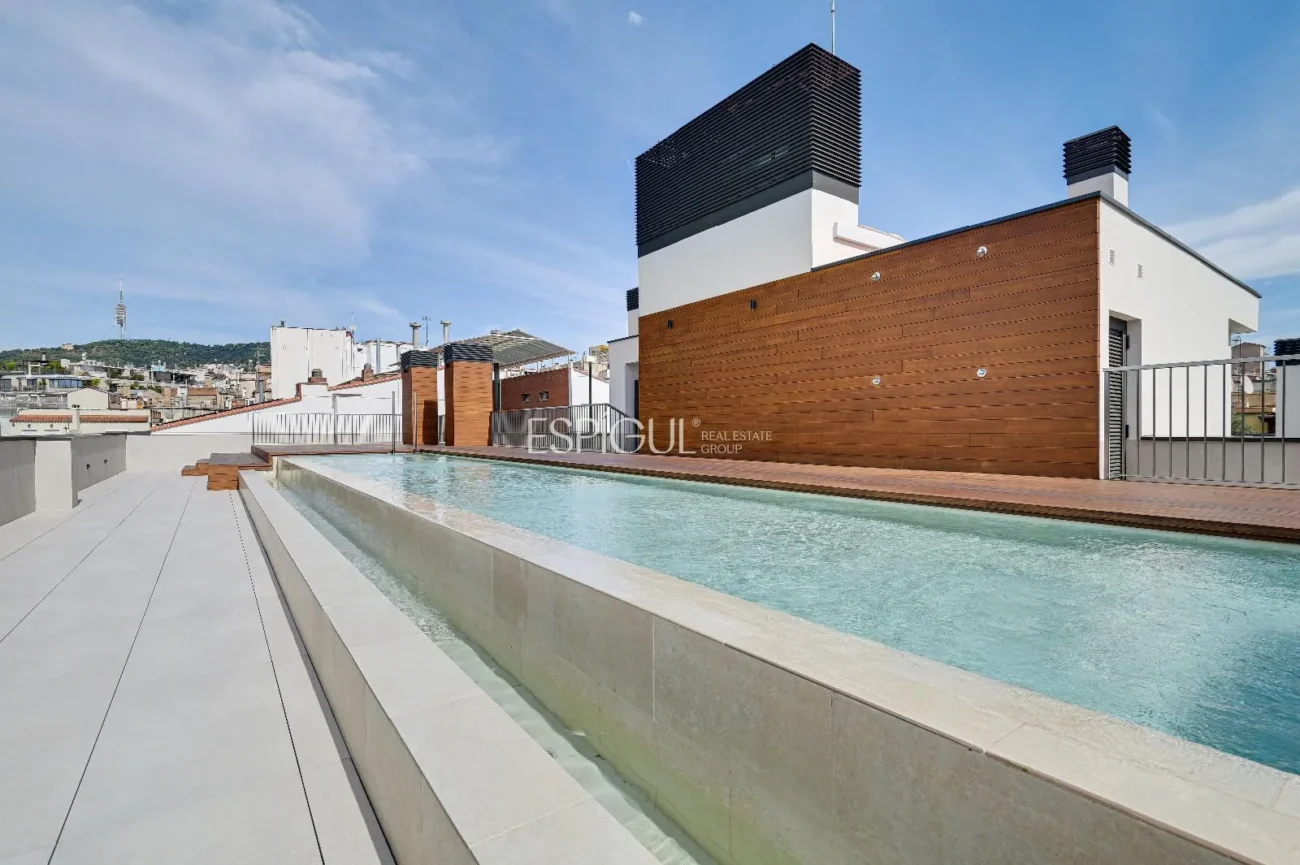 Exclusivo piso de obra nueva con terraza de 16 m² en Sant Gervasi-Galvany