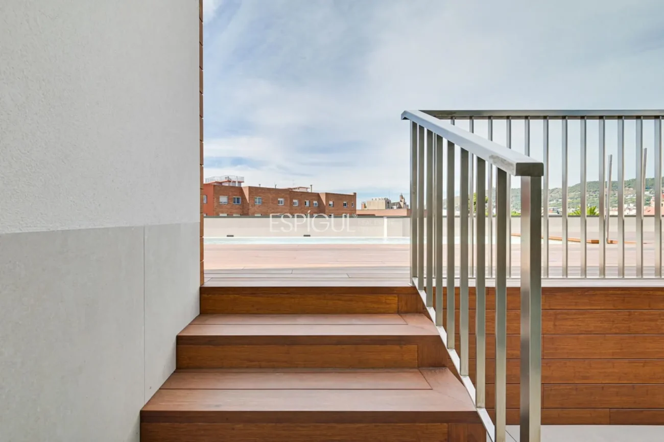 Exclusivo piso de obra nueva con terraza de 26 m² en Sant Gervasi-Galvany