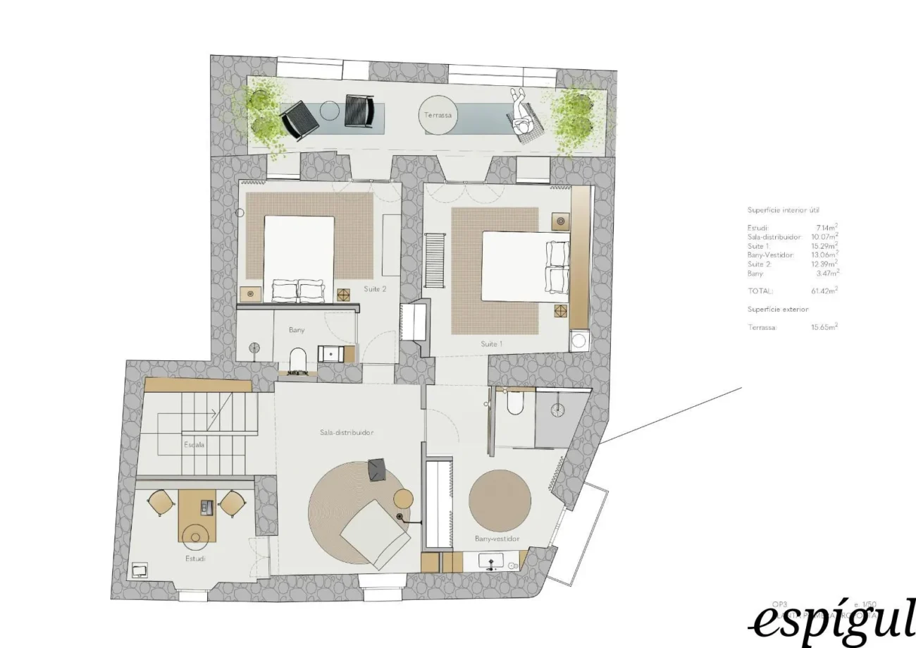 Encantadora casa de pueblo con jardín y garaje en el corazón de Gualta