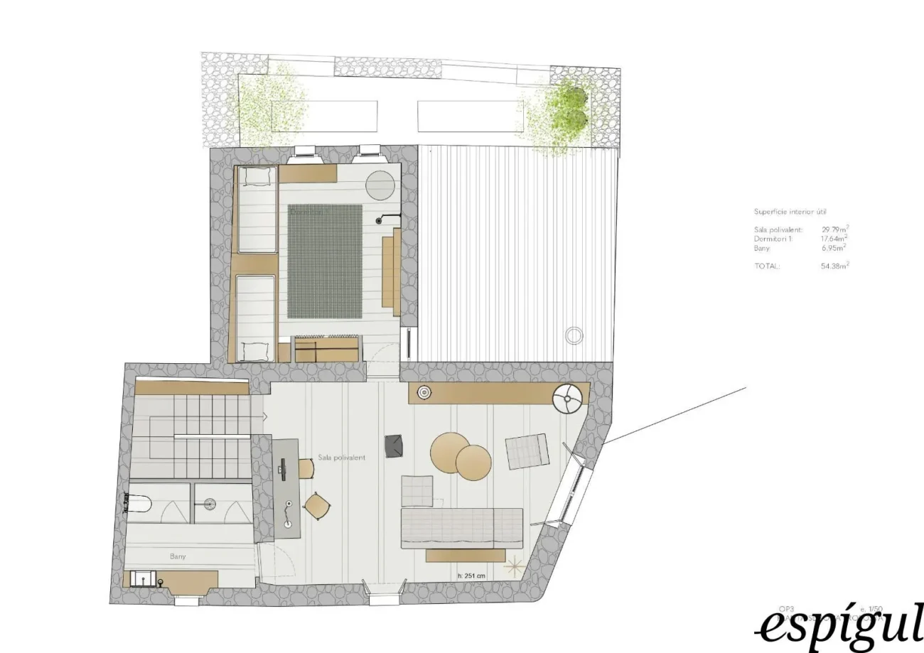 Encantadora casa de pueblo con jardín y garaje en el corazón de Gualta