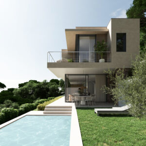 Exclusivas casas de lujo en Begur con jardín y piscina