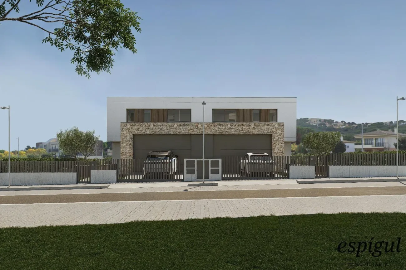 Obra nueva en S’Agaró. Villa de lujo pareada
