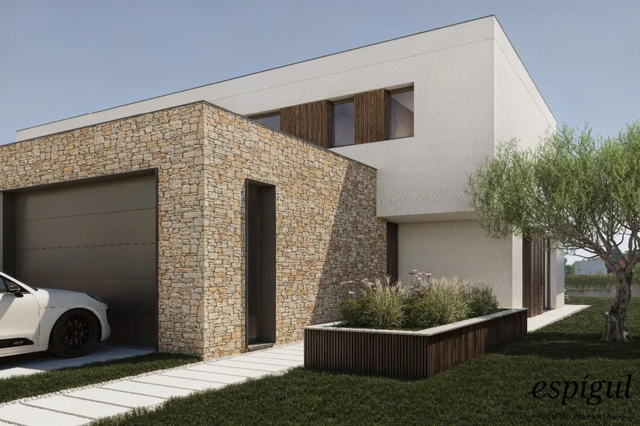 Obra nueva en S’Agaró. Villa de lujo pareada