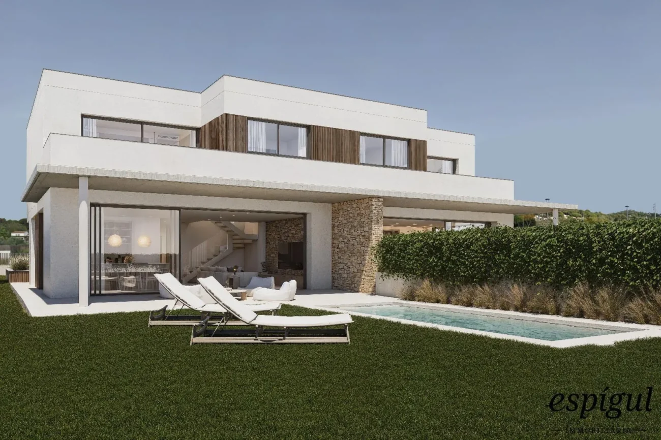 Obra nueva en S’Agaró. Villa de lujo pareada