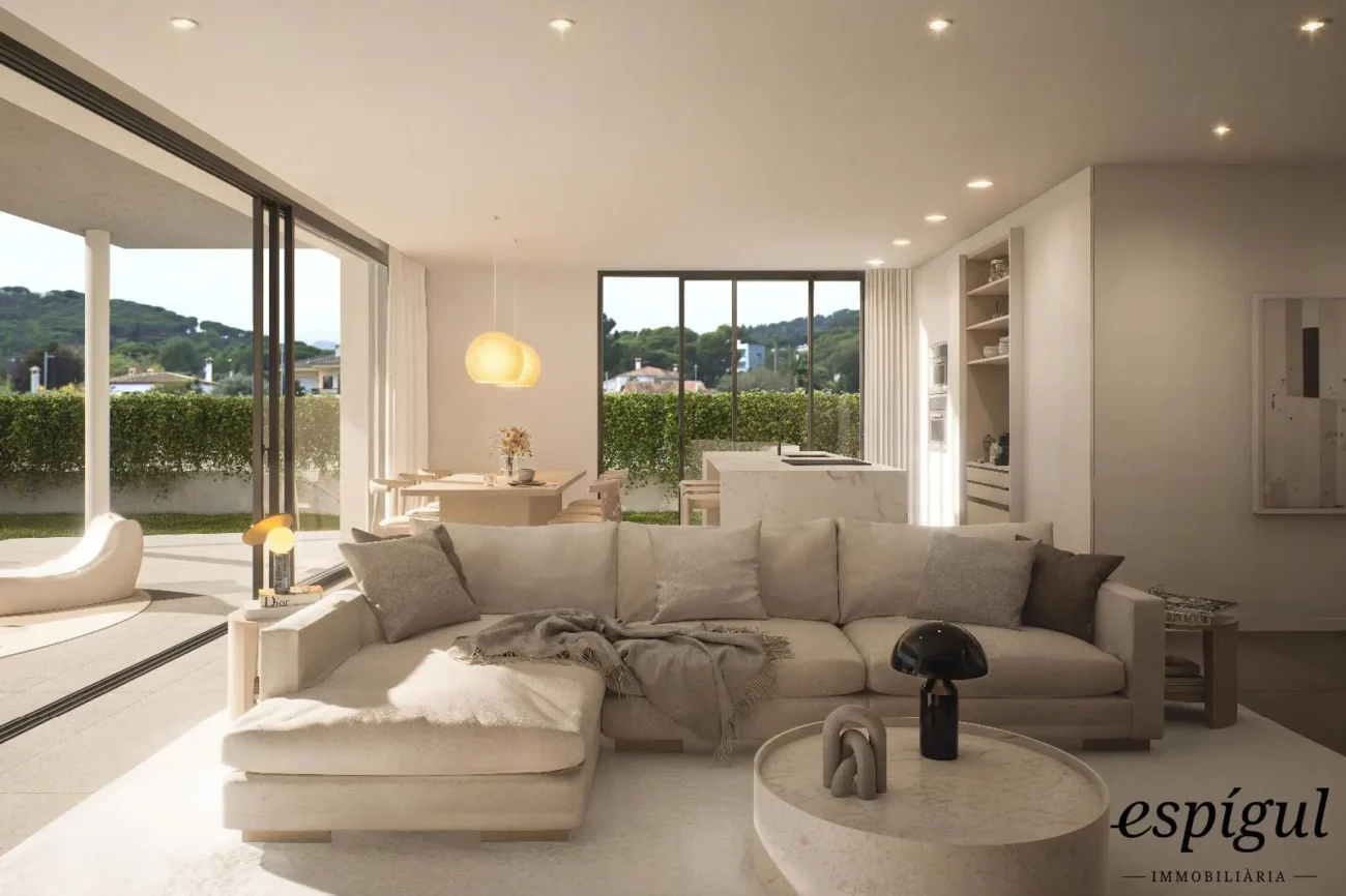 Obra nueva en S’Agaró. Villa de lujo pareada