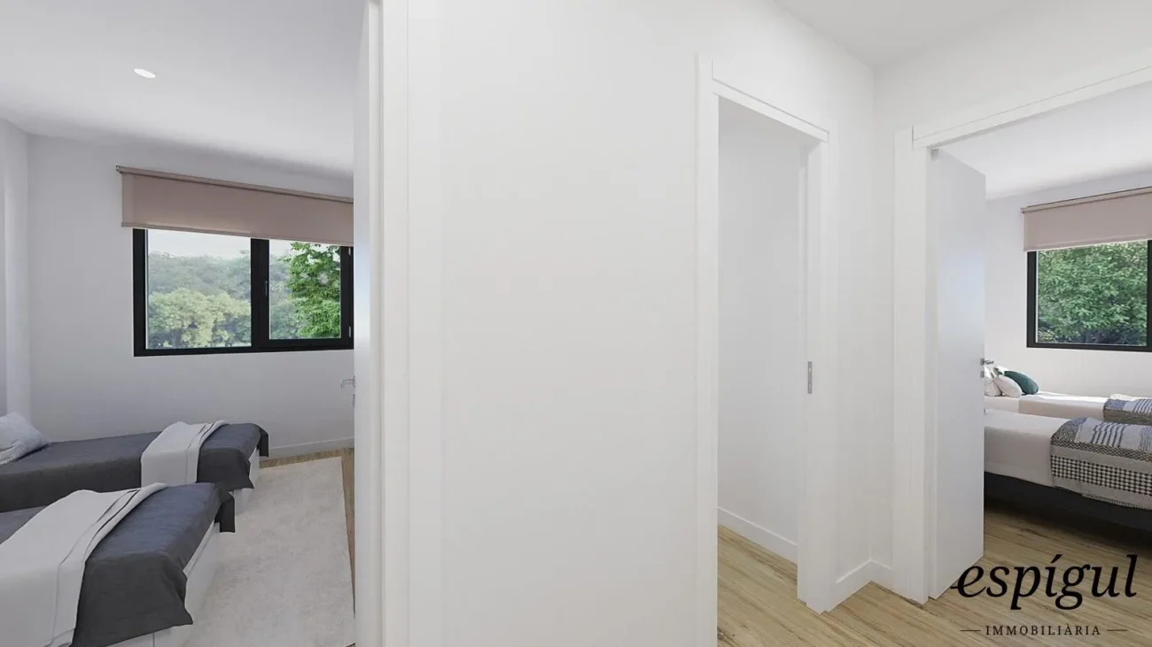 Brand three rooms apartment with balcony in Domeny – Girona