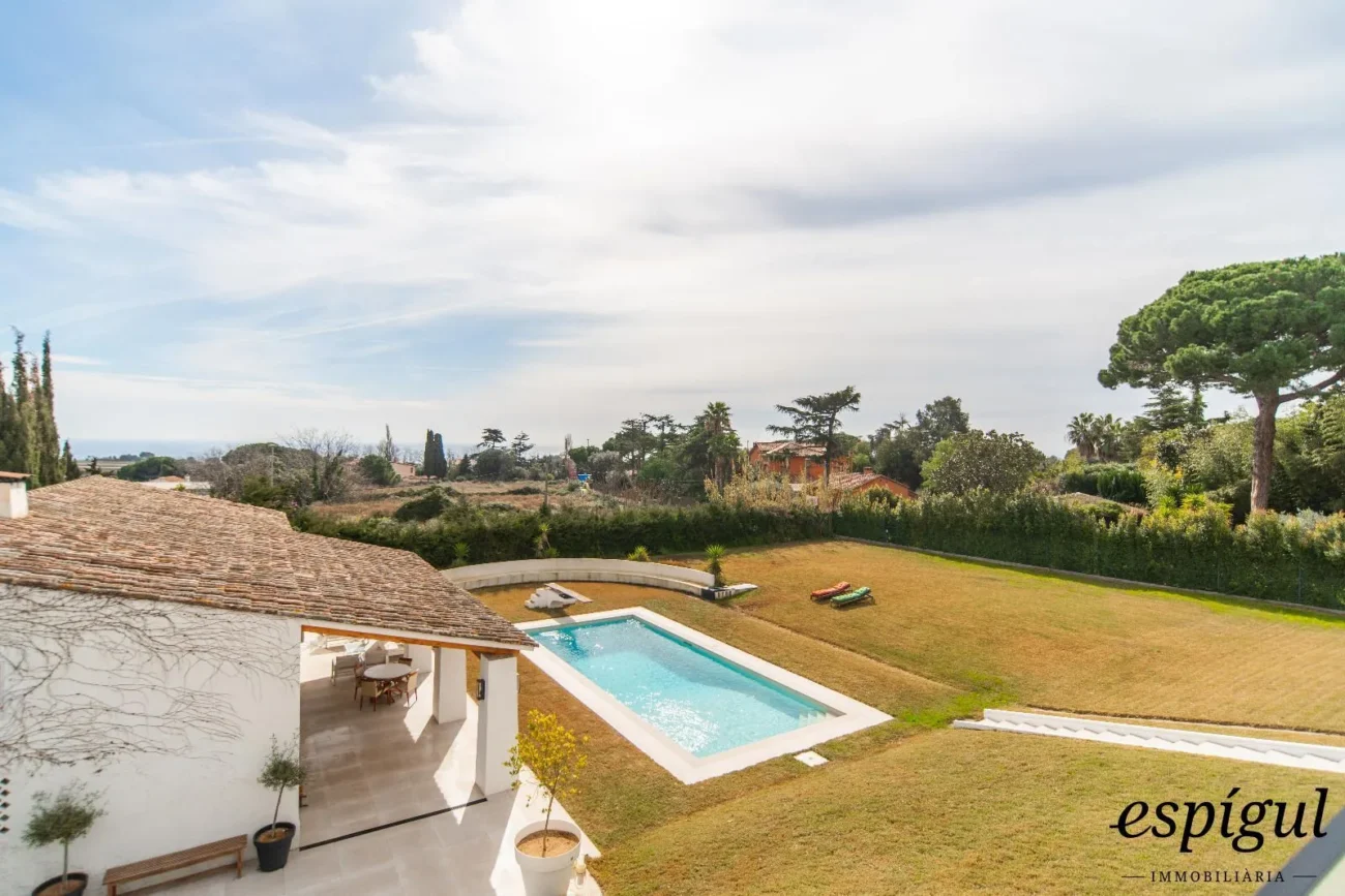 Exclusiva casa restaurada amb grans qualitats al golf de Sant Andreu de Llavaneres