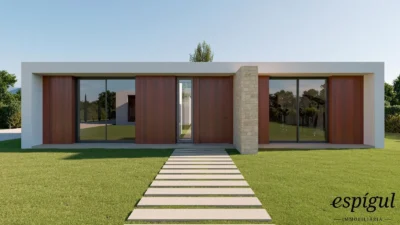 Xalet d’Obra nova en venda en el Golf Masia Bach en una sola planta de 440 m², en una parcel·la de 1.800 m²