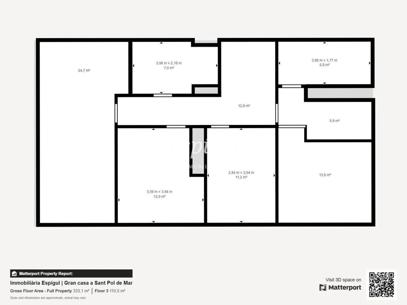 Casa de reciente construcción, con 5 habitaciones y amplio jardín en Sant Pol de Mar
