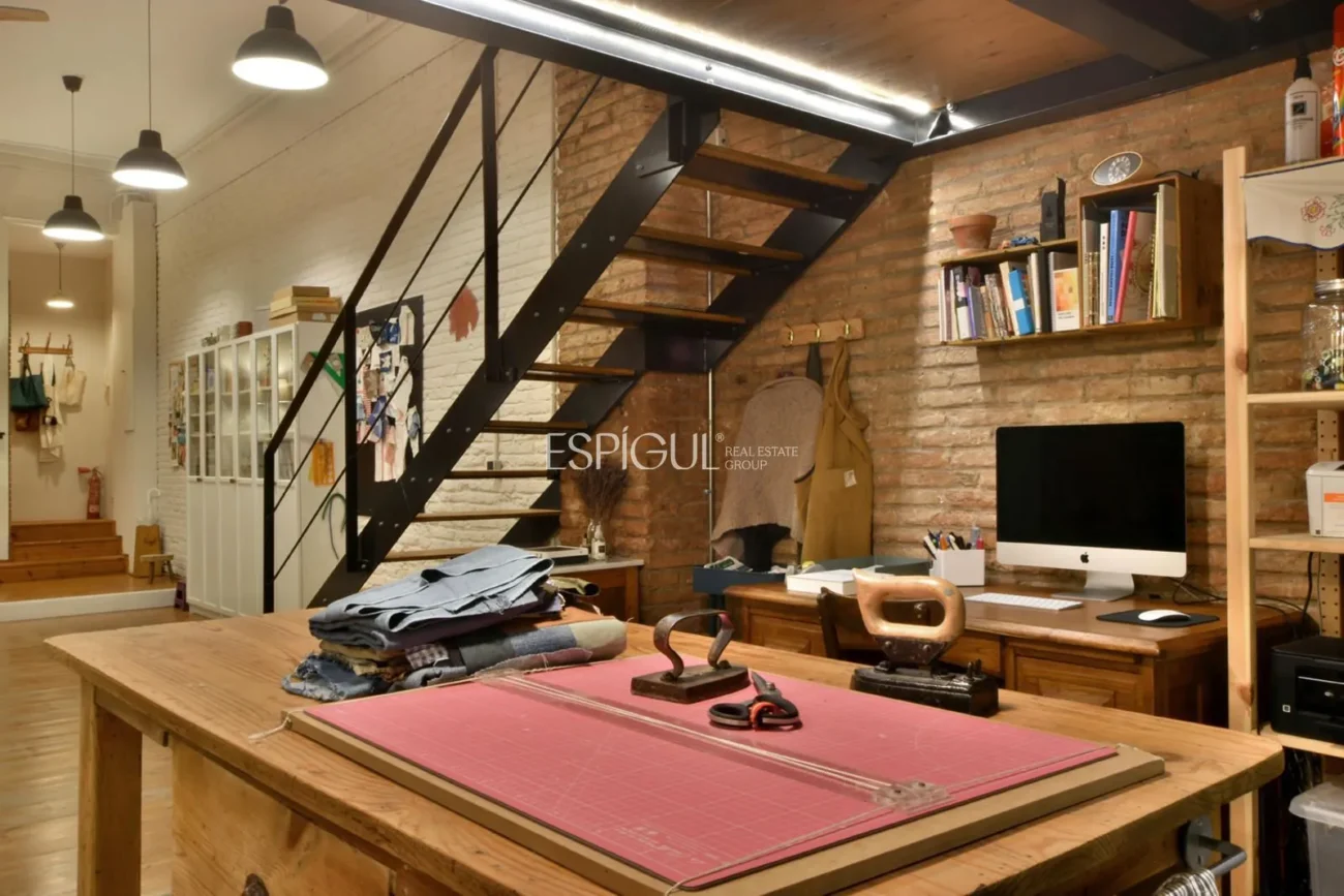 Estudio con identidad propia en calle Muntaner