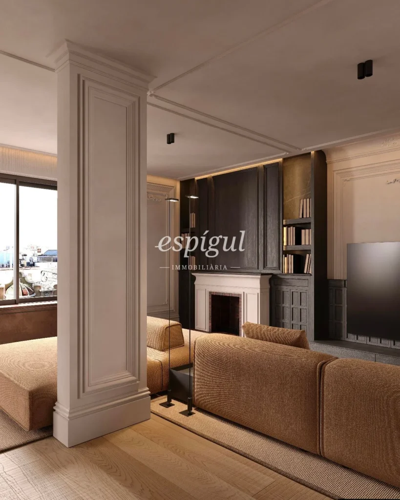 Penthouse for sale with terrace on Muntaner Street, Barcelona