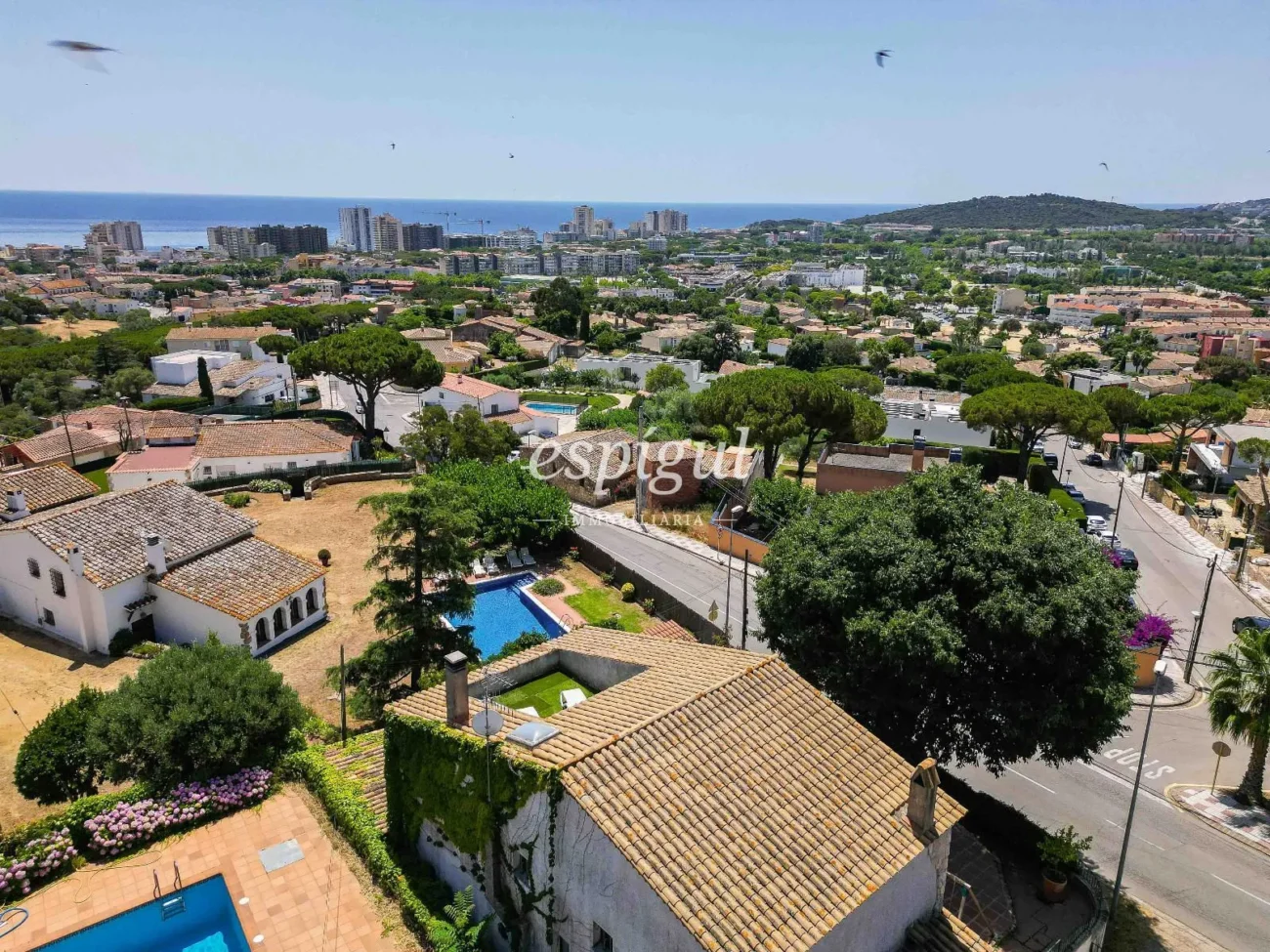 Encantadora casa rústica con vistas al mar en Platja d’Aro