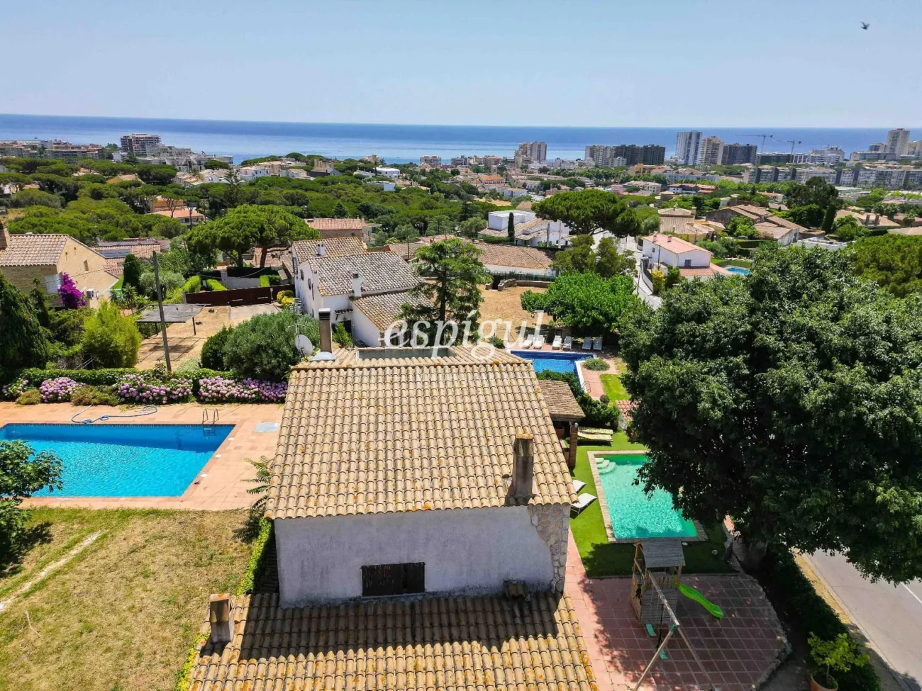 Encantadora casa rústica con vistas al mar en Platja d’Aro