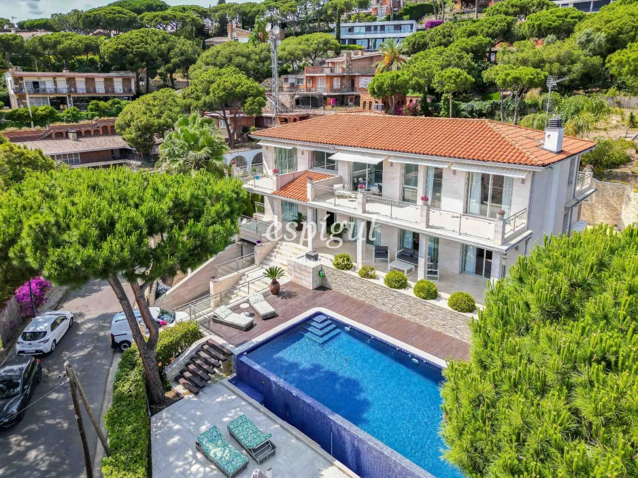 Villa de lujo con impresionantes vistas al mar en Cabrils, Maresme