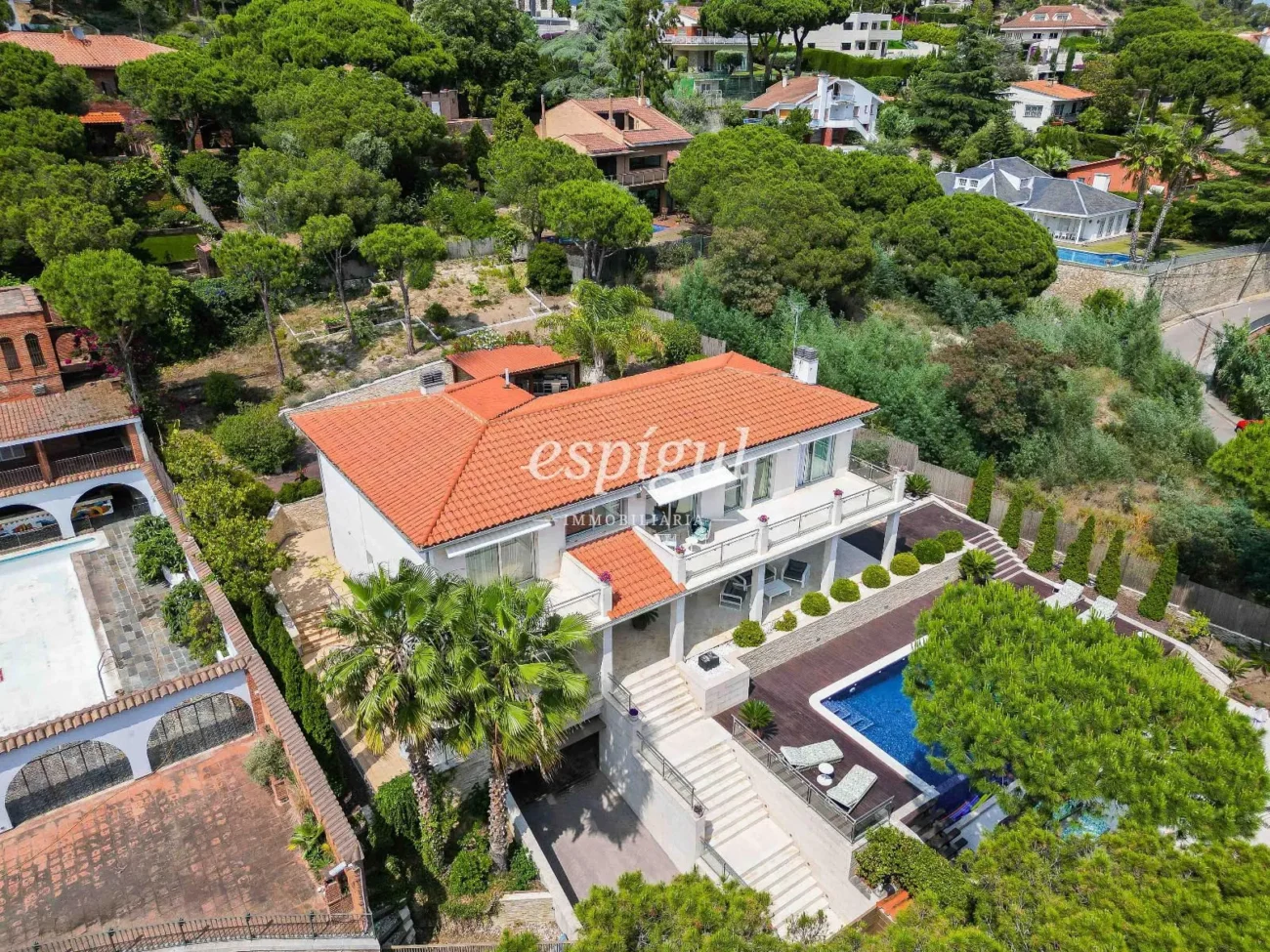 Villa de lujo con impresionantes vistas al mar en Cabrils, Maresme