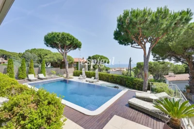 Villa de lujo con impresionantes vistas al mar en Cabrils, Maresme