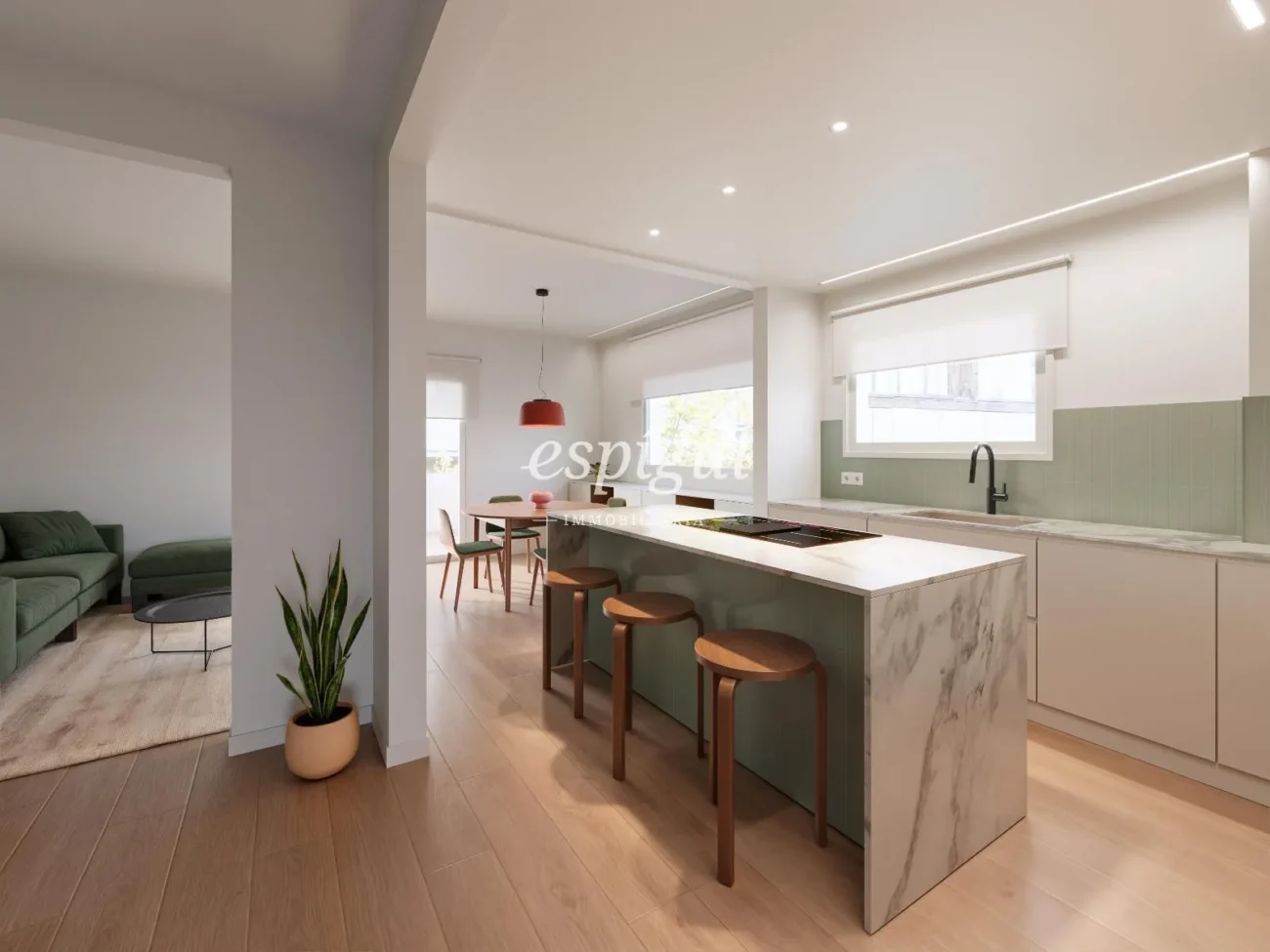 Exclusive renovated apartment with terraces on Passeig de Sant Joan, Barcelona