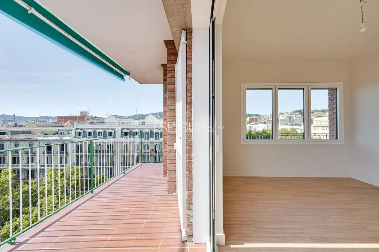 Appartement rénové exclusif avec terrasses sur le Passeig de Sant Joan, Barcelone