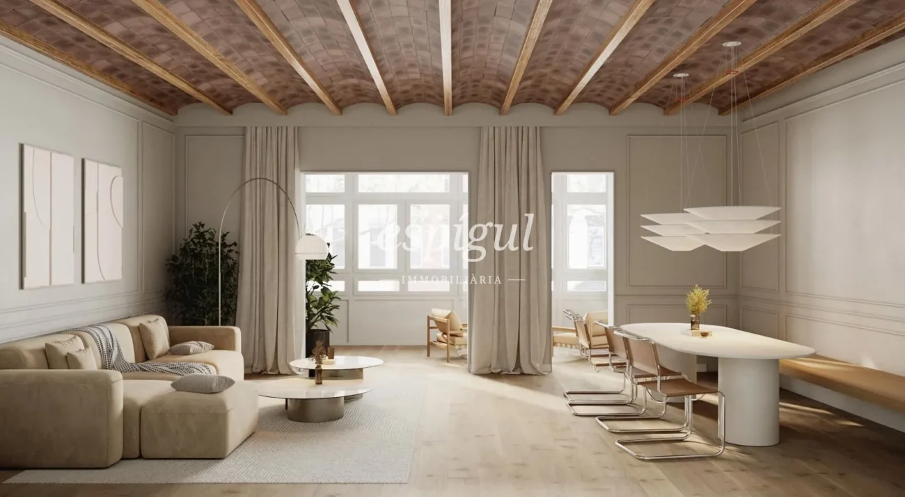 Appartement rénové impressionnant dans la rue Provença, au cœur de l’Eixample Dret