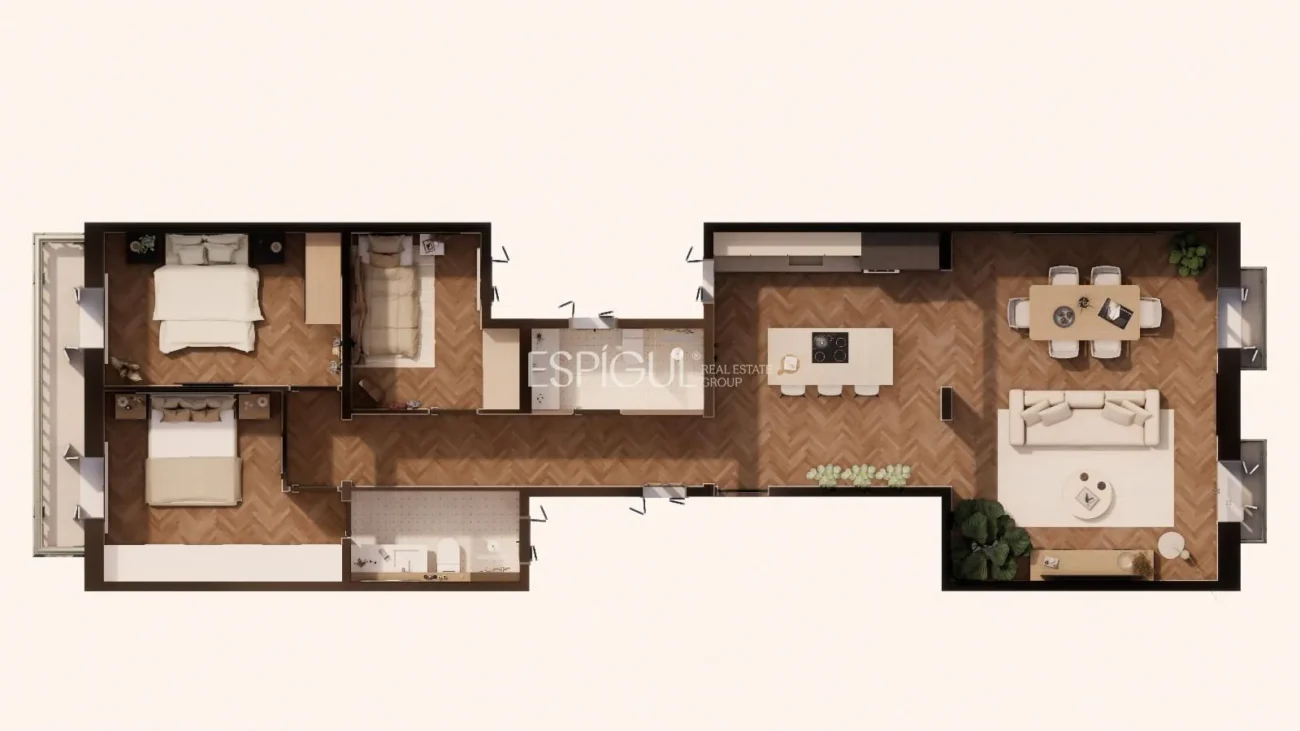 Ein Zuhause mit Seele in der Ronda de Sant Pere, Eixample Dret