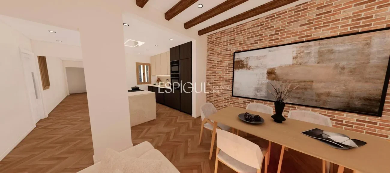 Ein Zuhause mit Seele in der Ronda de Sant Pere, Eixample Dret