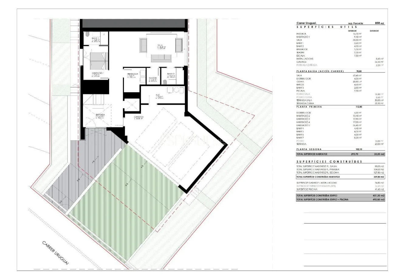 New build development villa on Valldoreix