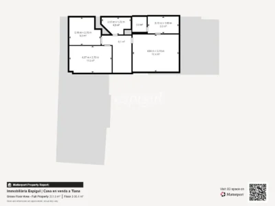 Charmante maison jumelée à Tiana avec jardin privé, combles et vue sur la mer