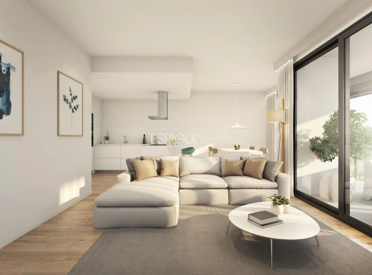 Estrena piso de una habitación y balcón en Domeny