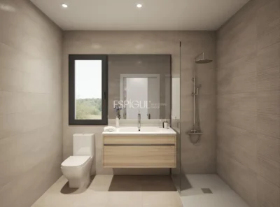 Estrena piso de una habitación y balcón en Domeny