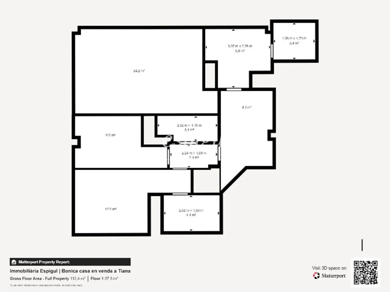 Penthouse duplex exclusif avec terrasse et vues panoramiques à Tiana
