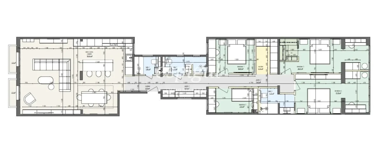 Appartement rénové exclusif à vendre rue Aragó, La Dreta de l’Eixample