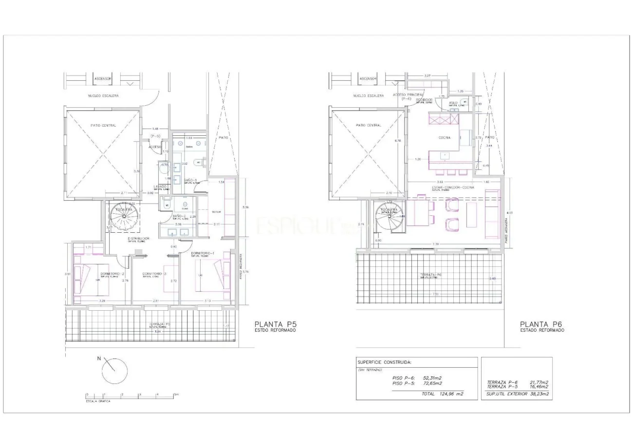 Ático dúplex con terraza en venta en Eixample Dret