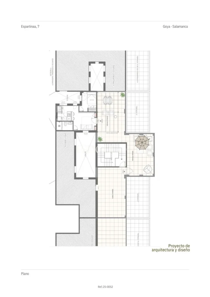 Charmantes, renoviertes Penthouse im sechsten Stock eines Außengebäudes in der Calle Espartinas