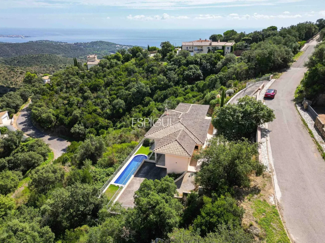Vila exclusiva amb piscina i vistes panoràmiques a Platja d’Aro