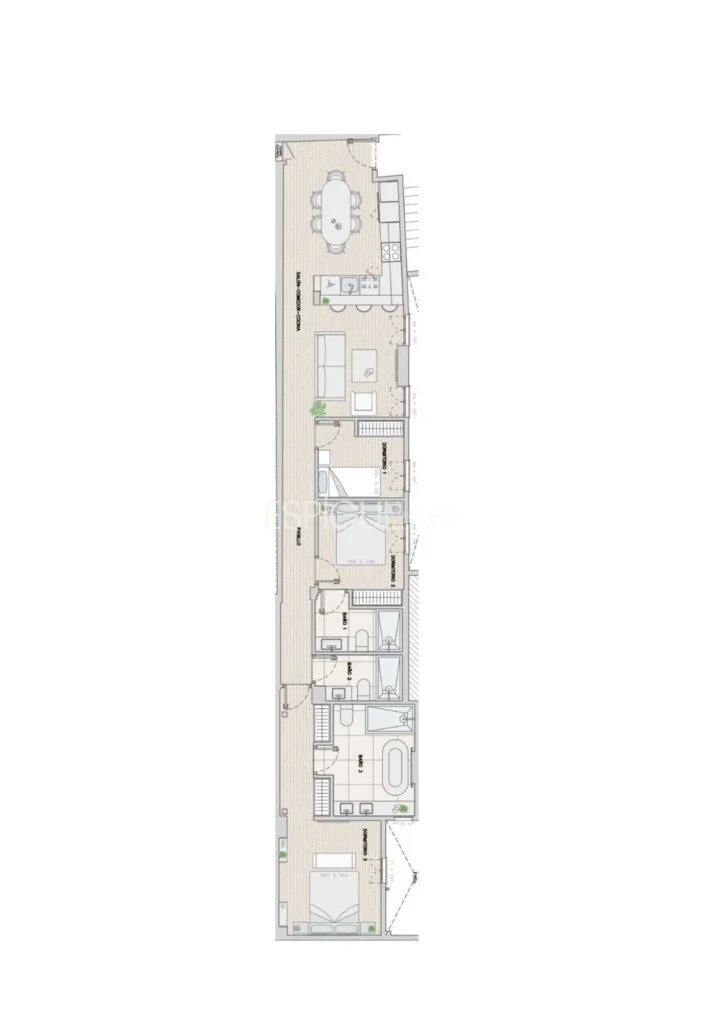 Exclusive home in Sol with 3 bedrooms and 3 bathrooms
