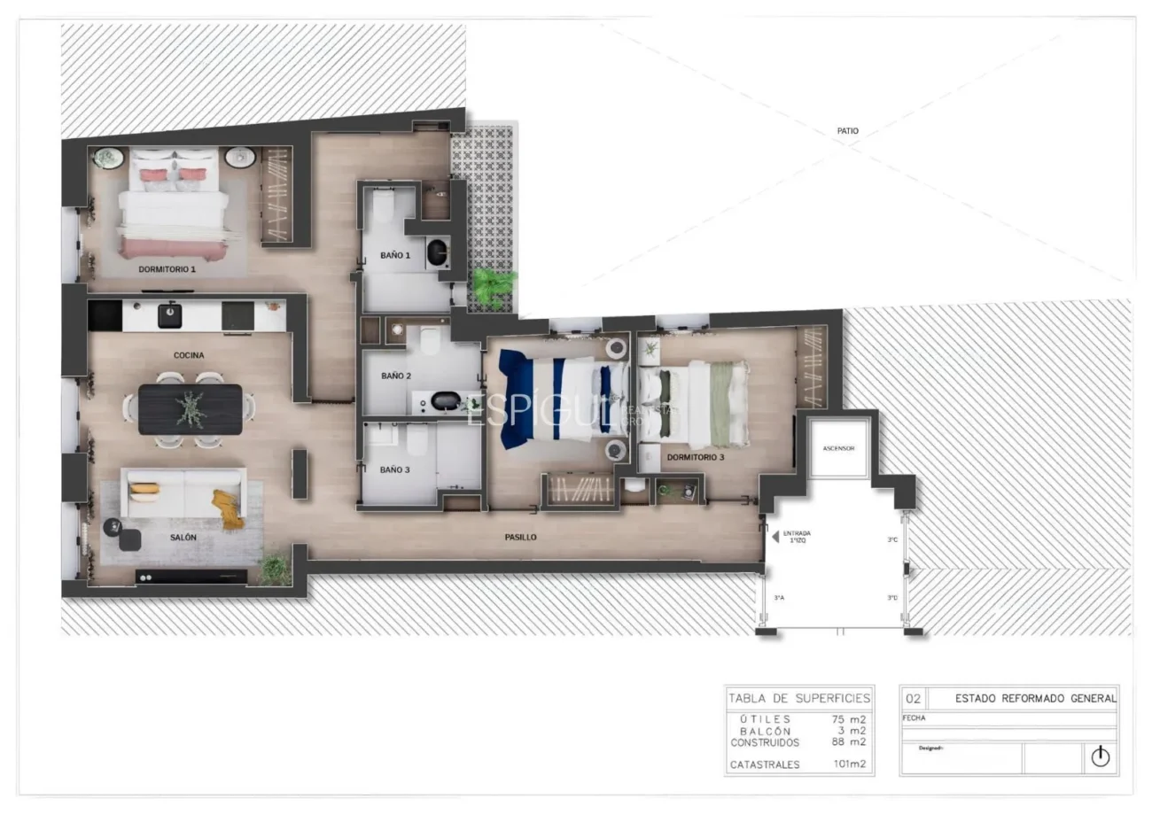 Hermoso piso en venta en Calle Don Ramon de La Cruz