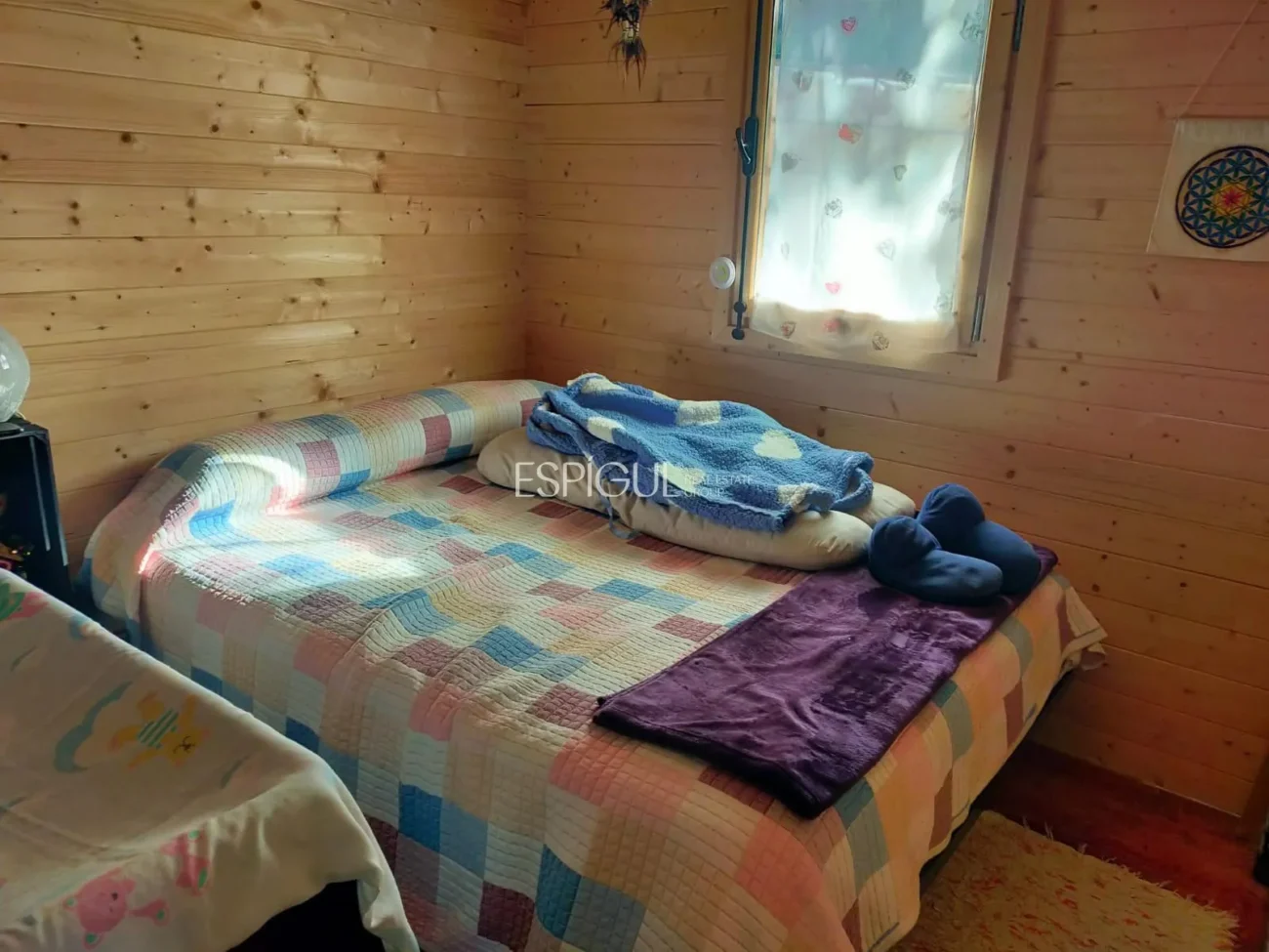 Parcela y casa de madera en Can Fornaca de Riudarenes