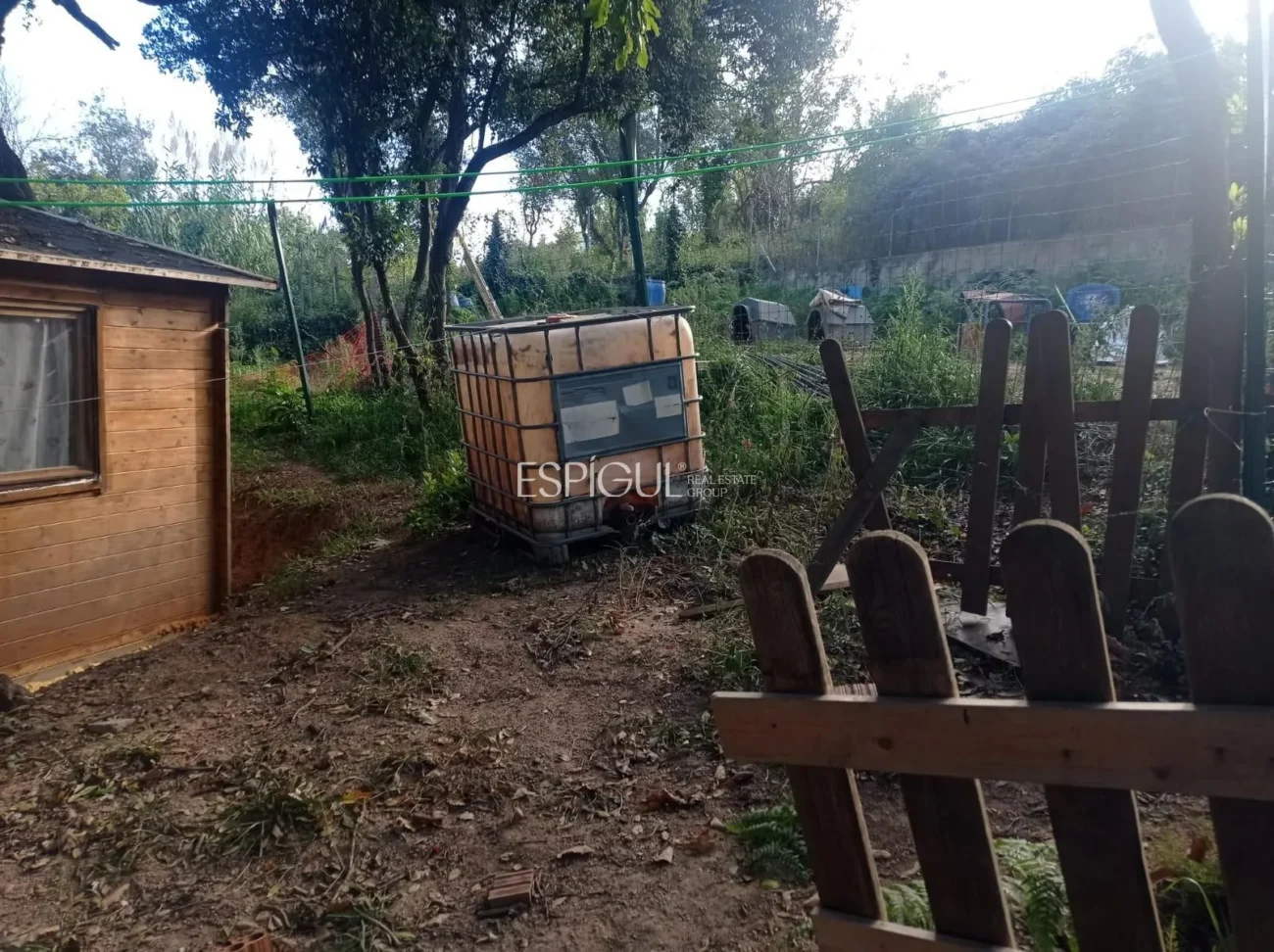 Parcela y casa de madera en Can Fornaca de Riudarenes