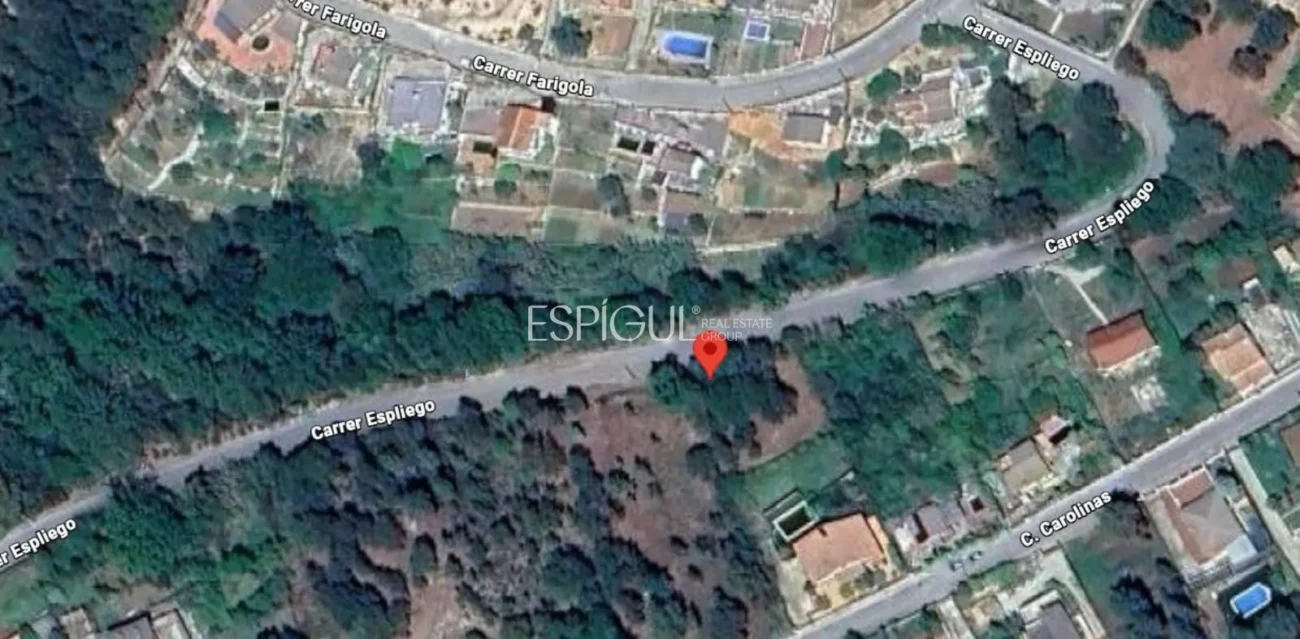 Parcela y casa de madera en Can Fornaca de Riudarenes