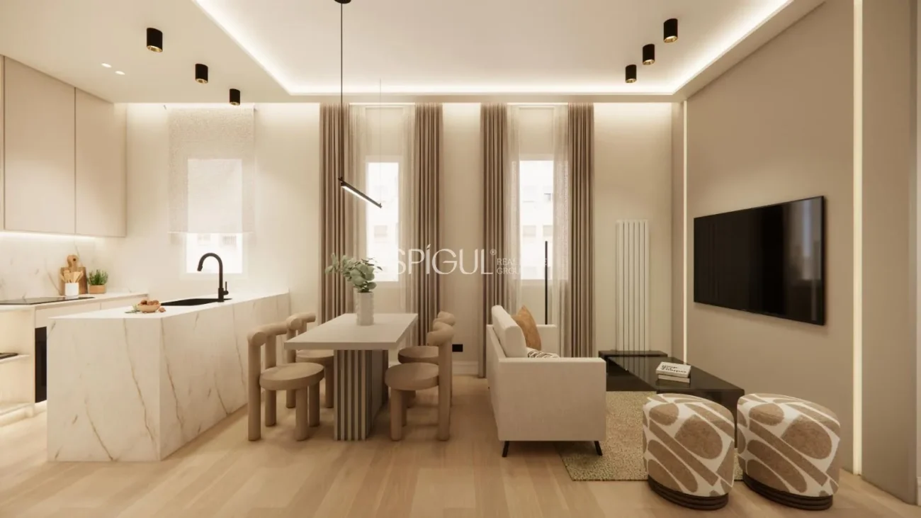 Piso reformado en Calle Alcántara, Barrio de Salamanca