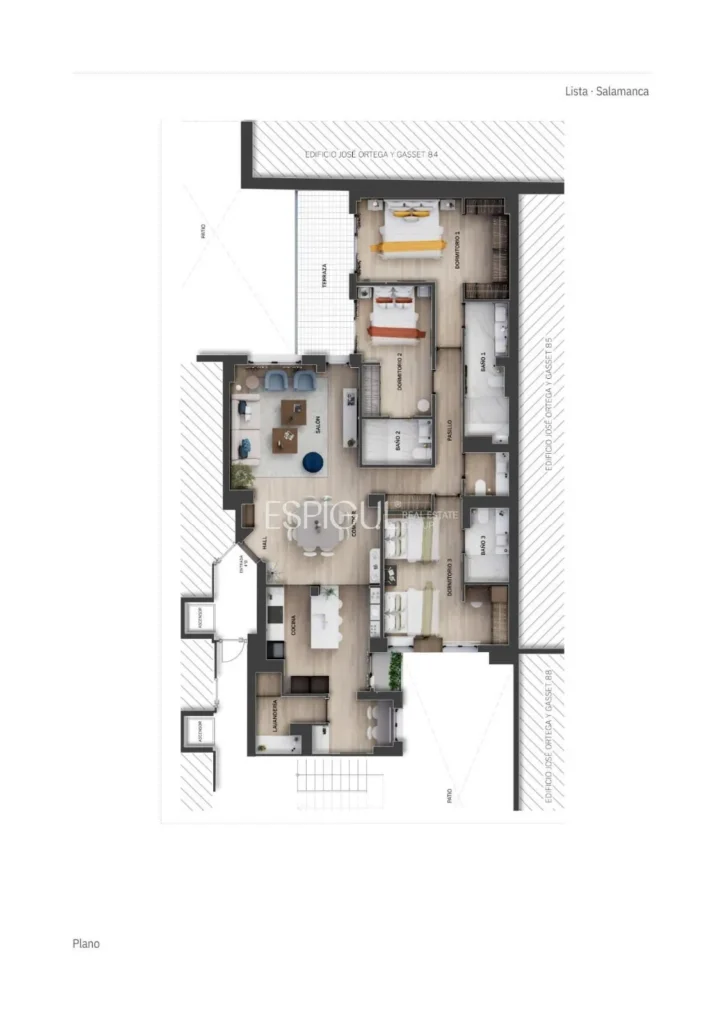 Renovated 3-bedroom apartment on Calle Montesa, Lista