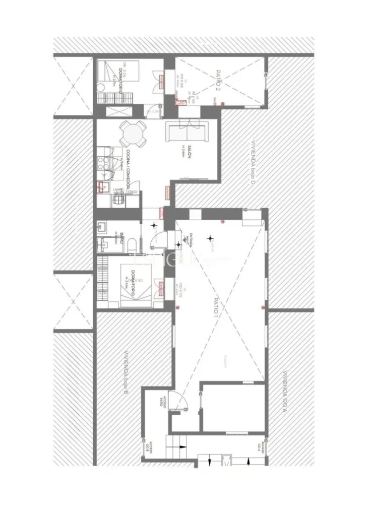Vivienda reformada Melendez Valdes en Arapiles