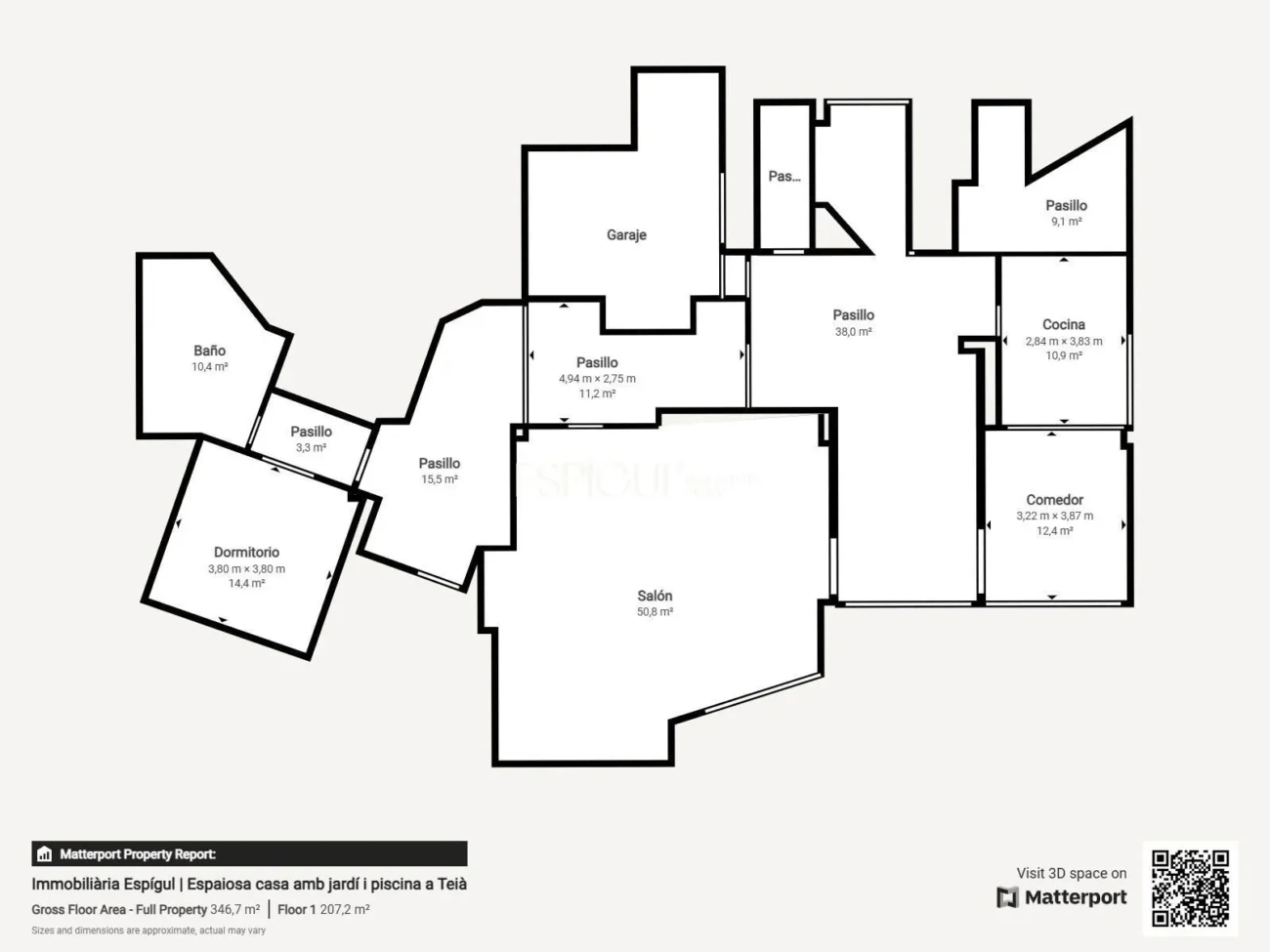 Amplia casa de 6 habitaciones con piscina en Sant Berger, Teià