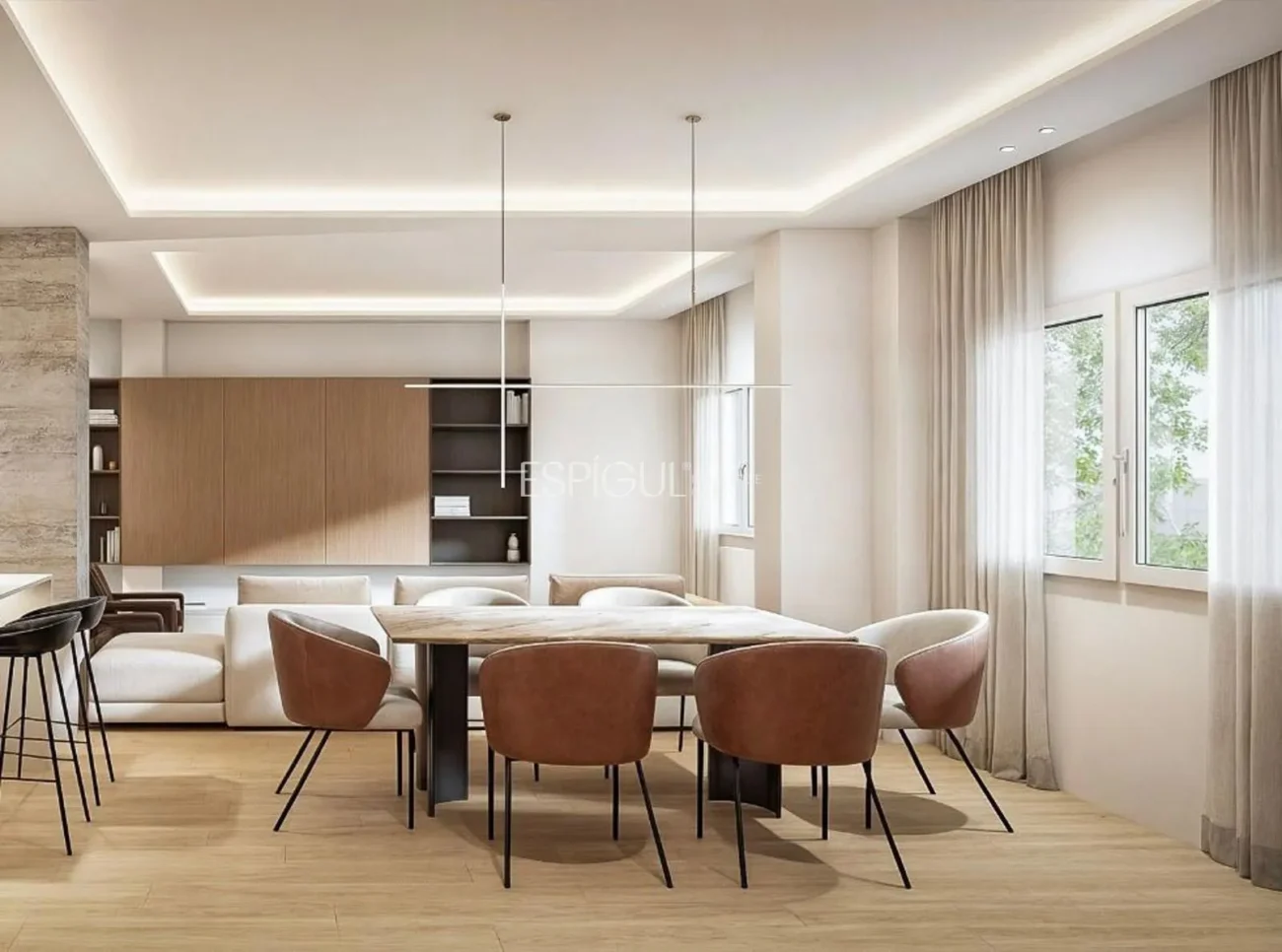 Àmplia vivenda a Claudio Coello, al barri de Salamanca.