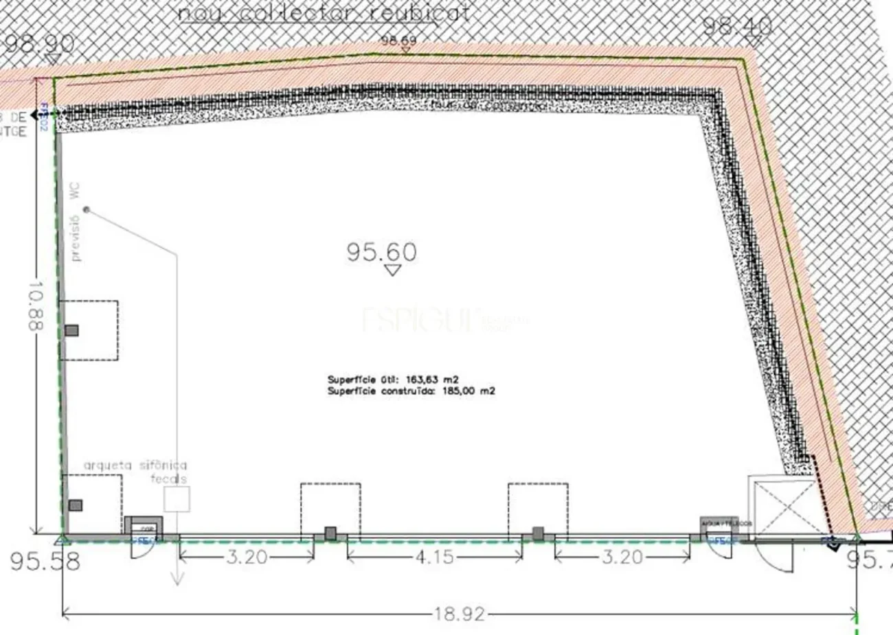 Ampli local al centre de Teià.