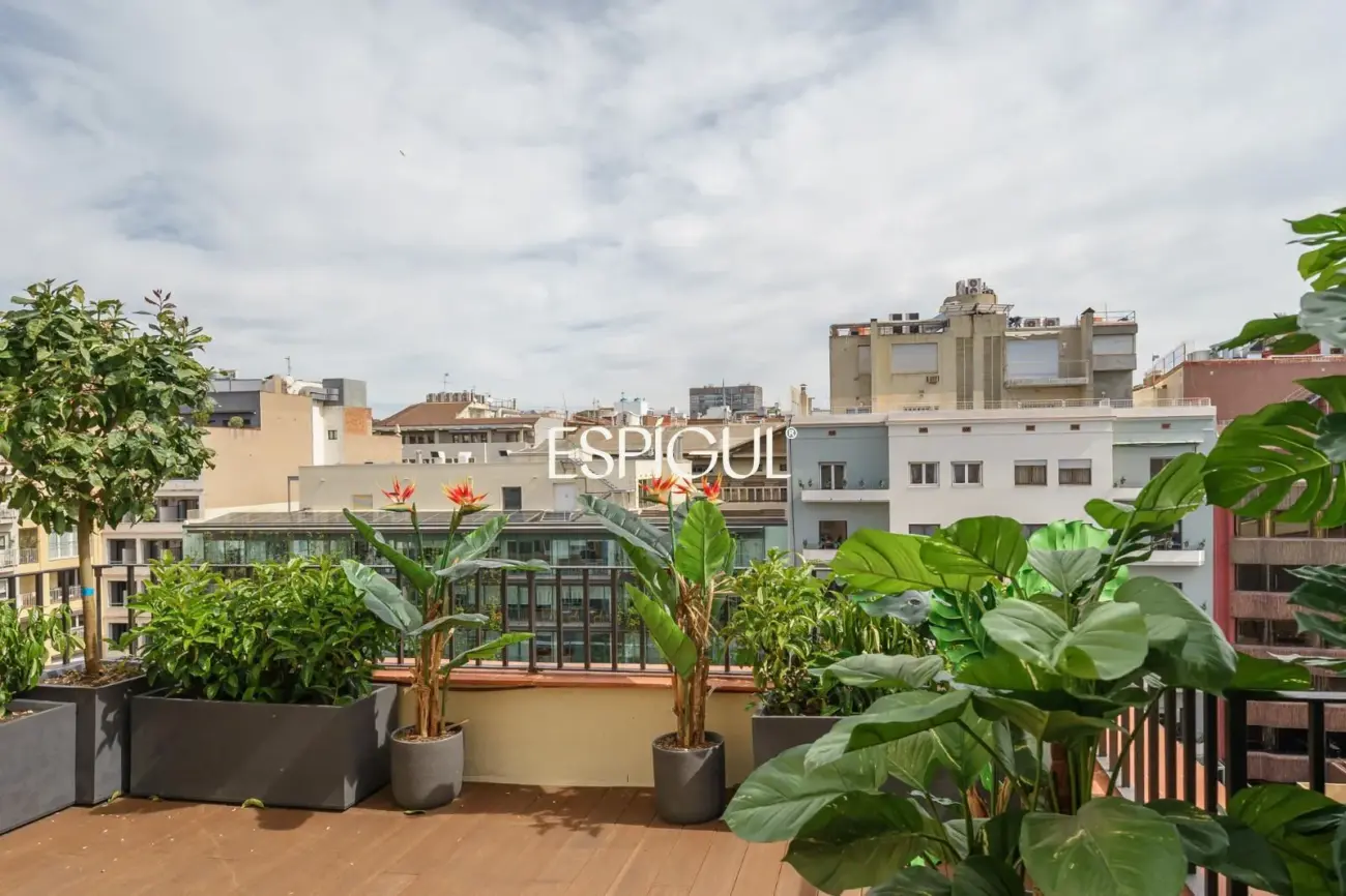 Penthouse exclusif à vendre avec terrasse rue Muntaner, Barcelone