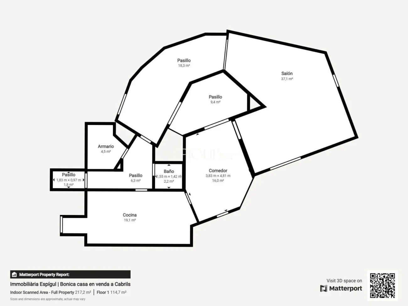 Belle maison avec un grand potentiel et une conception architecturale unique à La Llobera, Cabrils